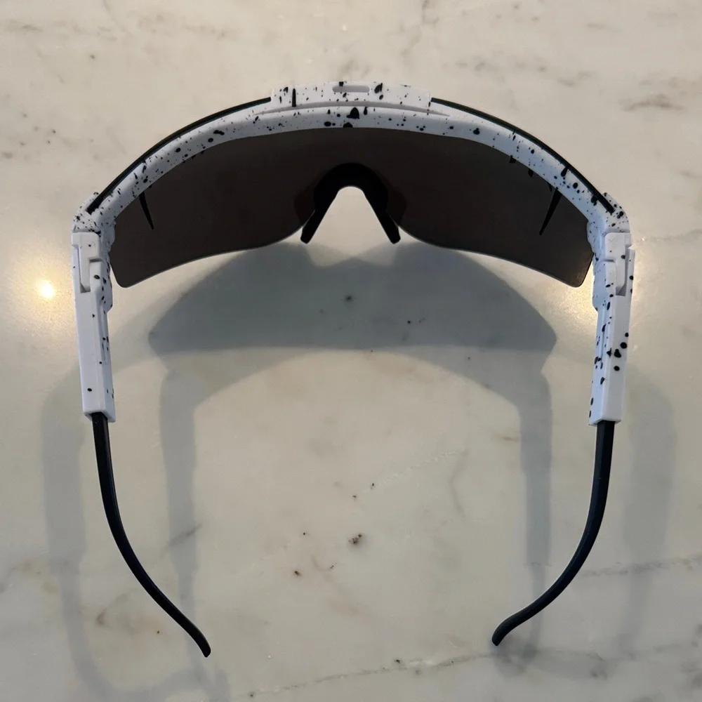 Black and White Speckled Sunglasses